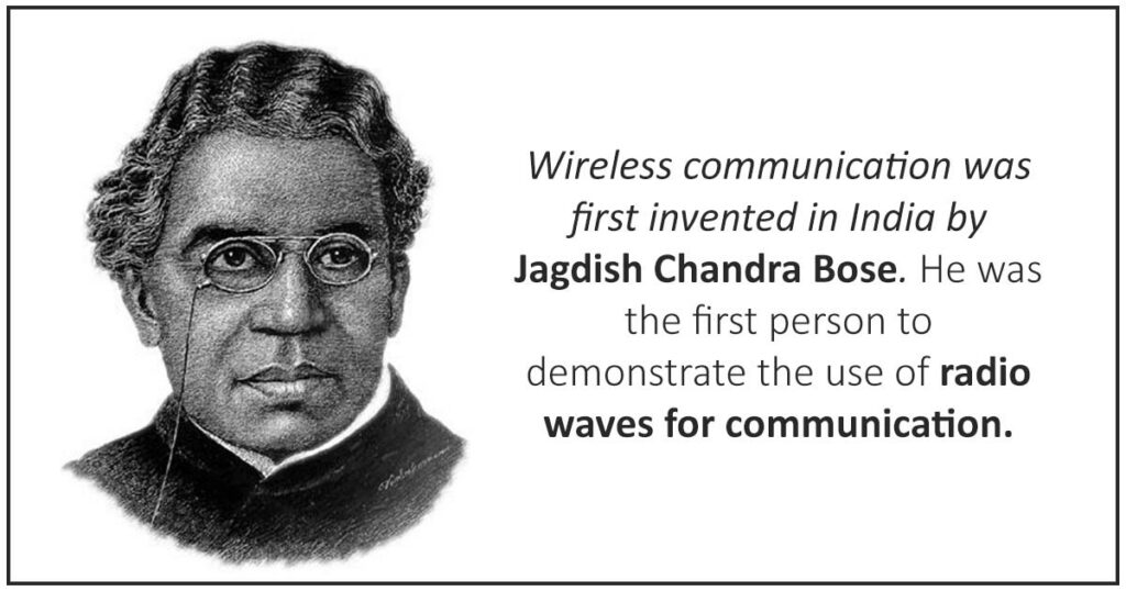 Wireless Communication was discovered in India
